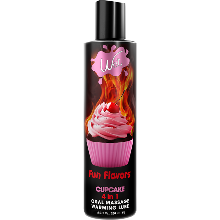 Wet Fun Flavored Cupcake 4 in 1  Edible Lubricant