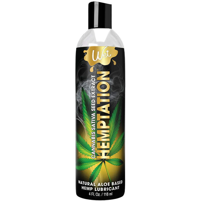 Wet Hemptation Natural Aloe Based Lubricant